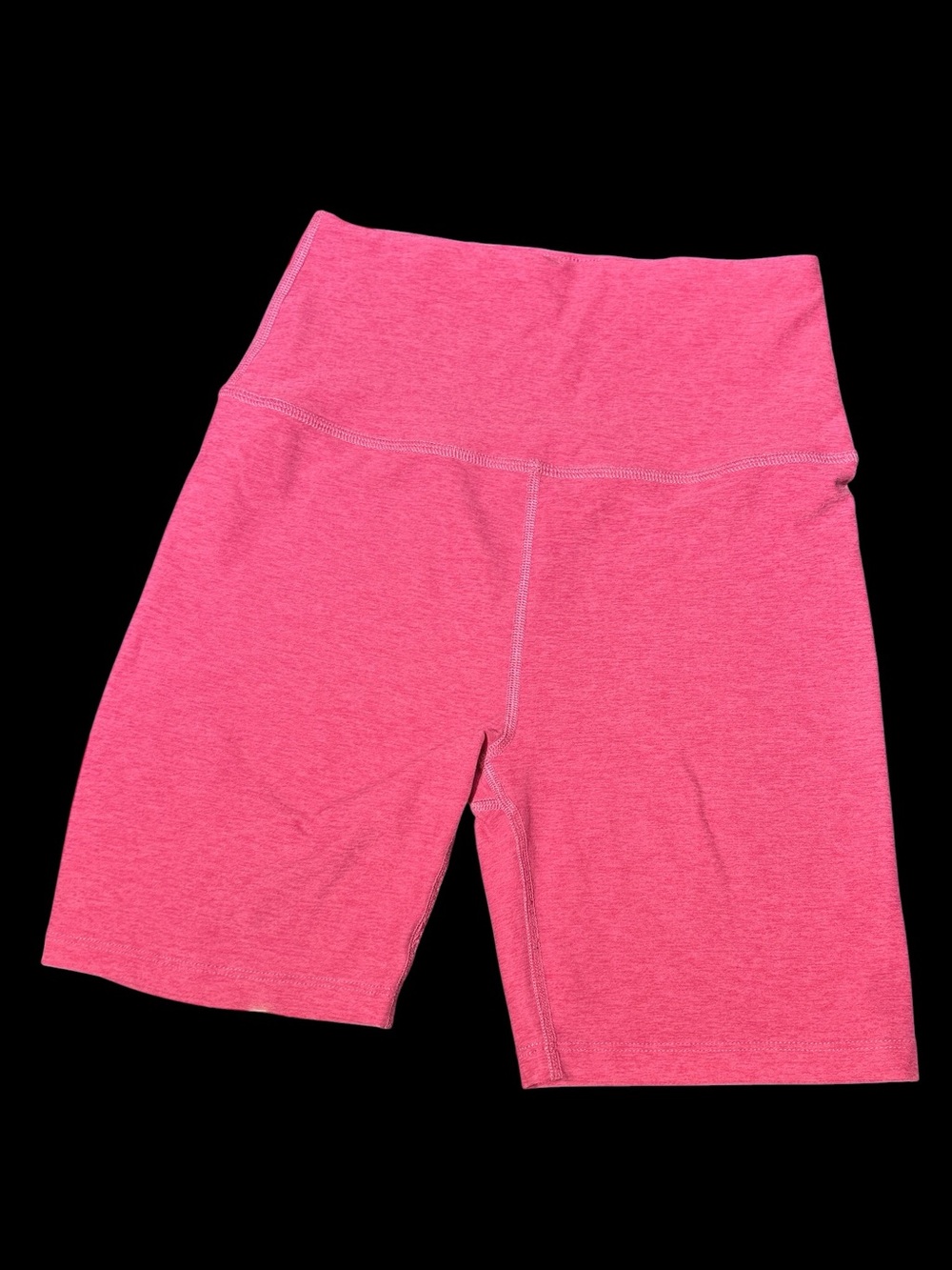 💖✨ Beyond Yoga High Waisted Biker Shorts Heather Pink Size Large MSRP $68 ✨💖